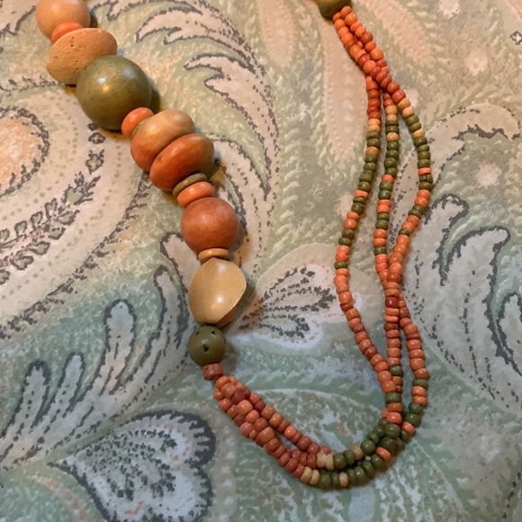 Jewelry - Wooden Beaded Necklace
